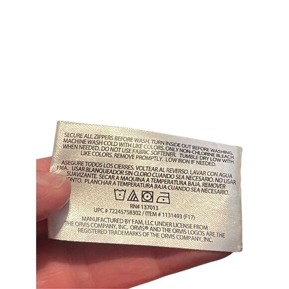 Orvis Mens Gray Heather Full Zip Fleece Sweater Vest Size Large - Picture 8 of 11